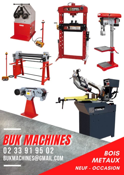 Machines neuves ou occasion bois métaux