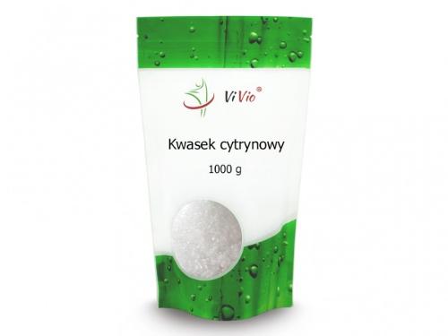 Kwasek cytrynowy jednowodny E330 1000g VIVIO