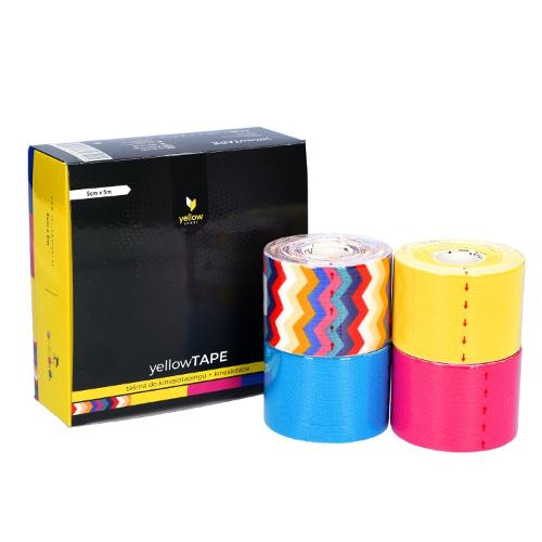 Taśma do kinesiotapingu yellowTAPE - 5cm