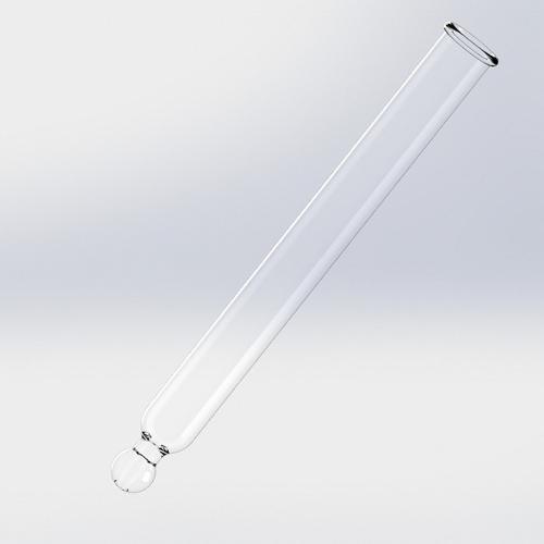 Pipeta szklana z zakraplaczem – prosta końcówka, 69 mm